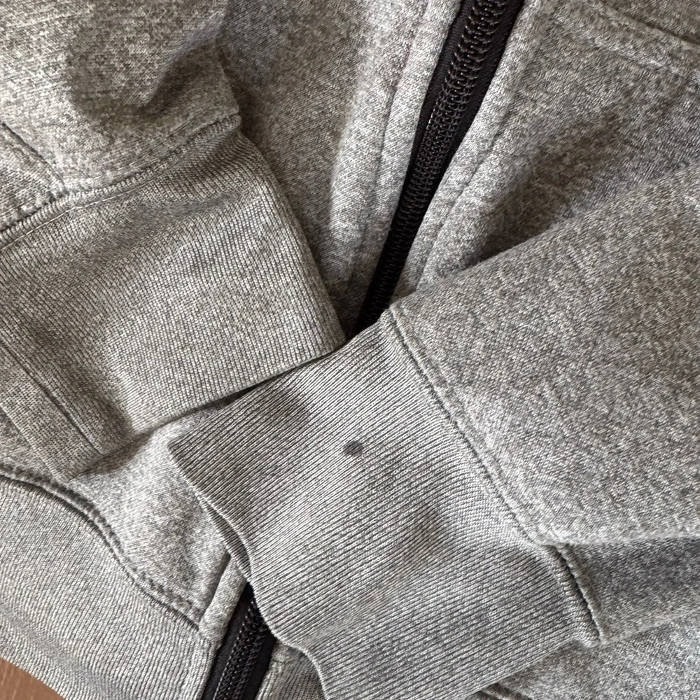 Youth Large Nike Gray Full-Zip Hoodie